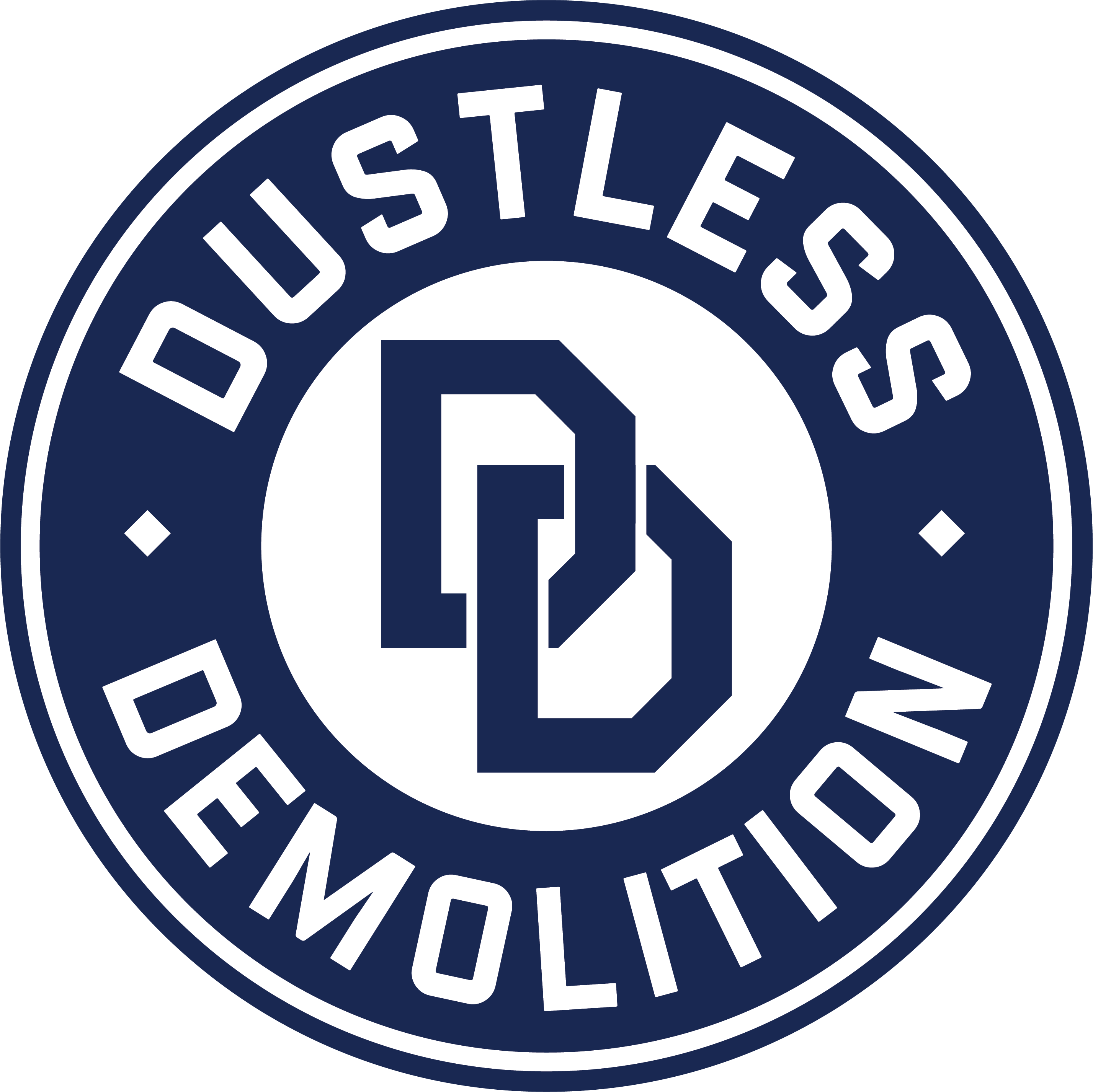 Dustless Demolition Logo